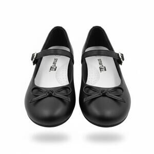 Smartfit Girls Black Mary Jane Dress Shoes Size 10.5 Wide School Uniform